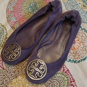 Tory Burch Reva Suede Flats